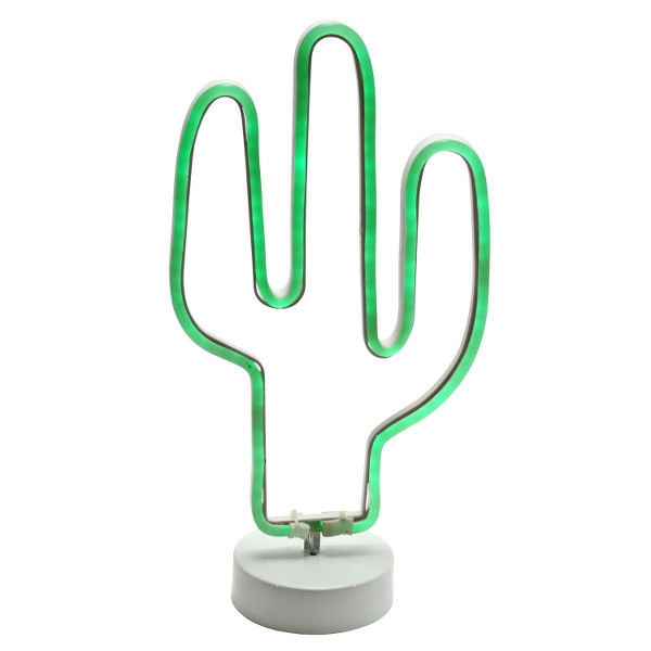 LED Kaktus Neon Grün